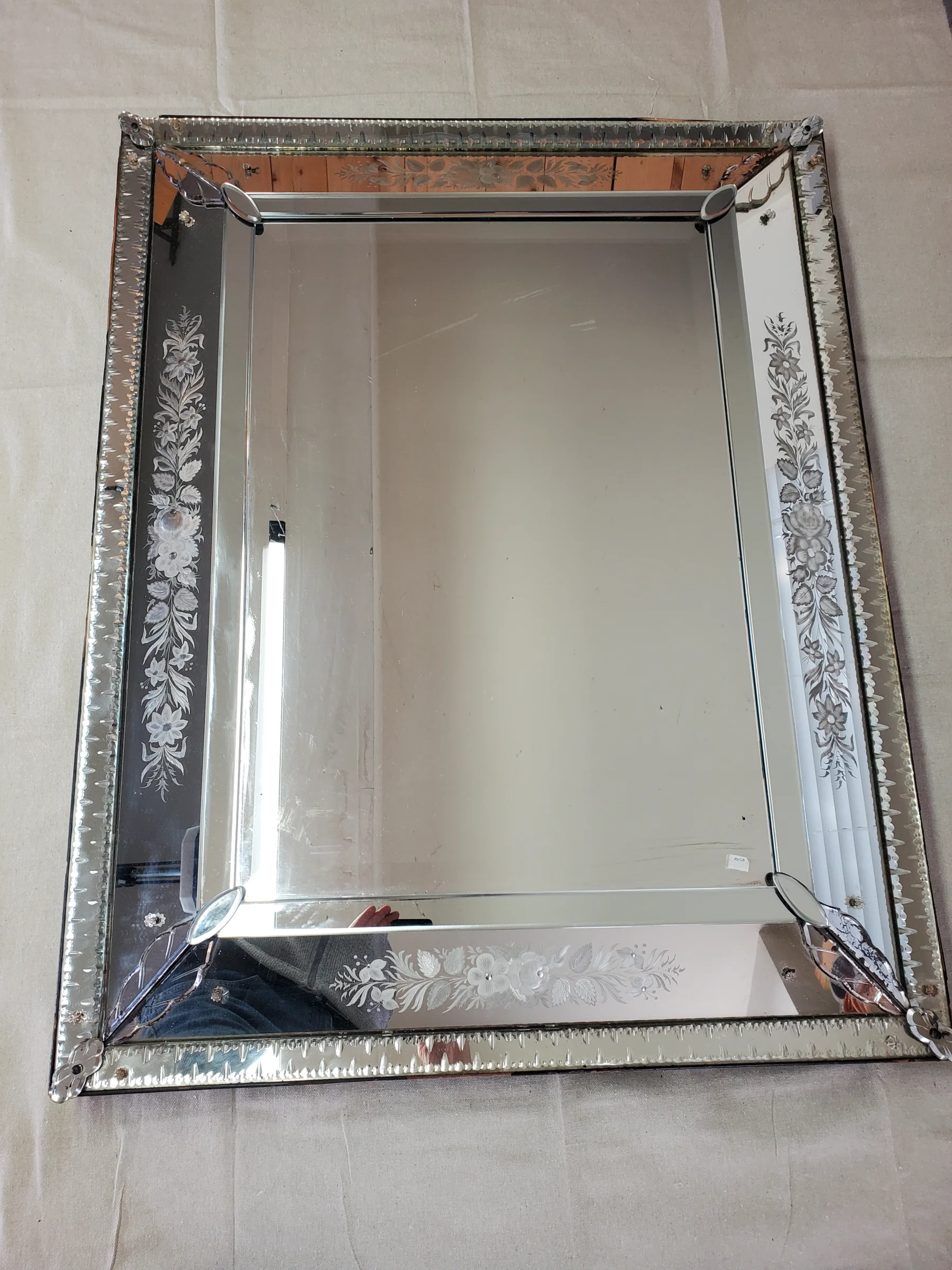 Antique Venetian Mirror Repair
